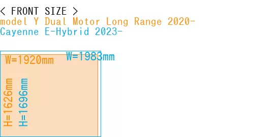 #model Y Dual Motor Long Range 2020- + Cayenne E-Hybrid 2023-